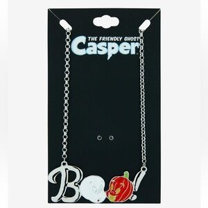 Casper The Friendly Ghost Boo Necklace Hot Topic Halloween‎